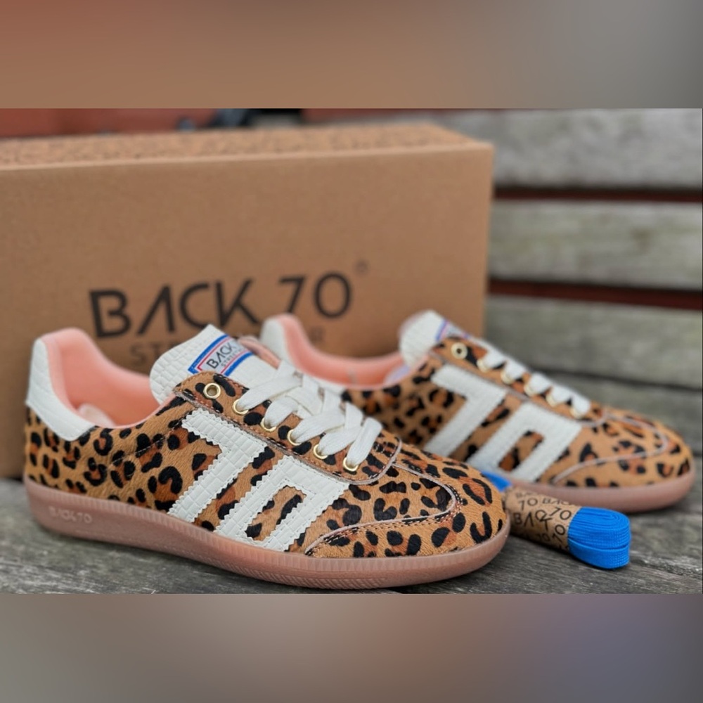 Back 70 Leopard Print Sneakers